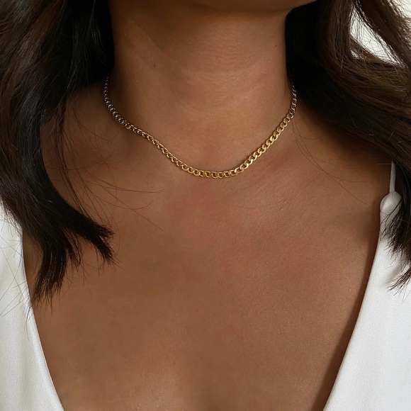 14k Gold Filled Chain Necklace - Picture 1 of 4